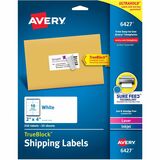 Avery&Reg Trueblock&Reg Shipping Labels Sure Feed&Reg Technology Permanent Adhesive 2 X 4 250 Labels (6427)