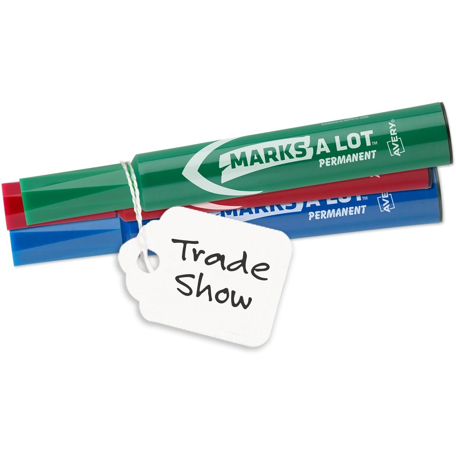 Avery&Reg Marking Tags Strung 1-34 X 1-332 100 Tags (6732)