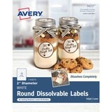 Avery&Reg Round Dissolvable Labels