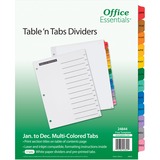 Avery&Reg Office Essentials Table N Tabs Tab Dividers