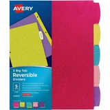 Avery&Reg Big Tab Reversible Fashion Dividers