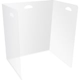Deflecto Lightweight Classroom School Desk Barrier