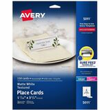 Avery&Reg Place Cards with Sure Feed