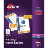 Avery&Reg Vertical Name Badges