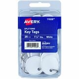 Avery&Reg Round Split Ring Key Tags