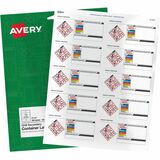 Avery&Reg Ghs Secondary Container Preprinted Labels