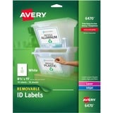 Avery&Reg Removable Id Laserinkjet Labels