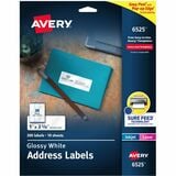 Avery&Reg Easy Peel Glossy Address Labels