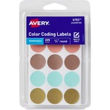 Avery&Reg Round Color Coding Labels