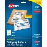 Avery&Reg Trueblock Paper Receipt Shipping Labels