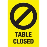 Avery&Reg Surface Safe Table Closed Preprinted Decals