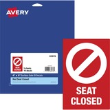 Avery&Reg Surface Safe Seat Closed Chair Decals