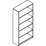 Groupe Lacasse Morpheo Collection Open Bookcase
