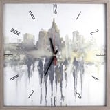 Lorell City Walk Decorative Wall Clock