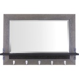Lorell Wood Shelf Mirror