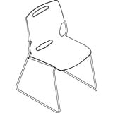United Chair Pilo Stack Chair