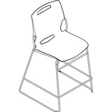 United Chair Pilo Stool