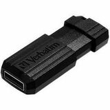 Microban 64gb Pinstripe Usb Flash Drive - Business 10pk - Black