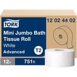 Tork Jumbo Toilet Paper Roll White T2