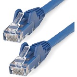 Startechcom 46m(15ft) Cat6 Ethernet Cable Lszh (Low Smoke Zero Halogen) 10 Gbe Snagless 100w Poe Utp Rj45 Blue Network Patch Cord Etl