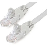 Startechcom 46m(15ft) Cat6 Ethernet Cable Lszh (Low Smoke Zero Halogen) 10 Gbe Snagless 100w Poe Utp Rj45 Gray Network Patch Cord Etl