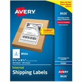 Avery&Reg Printable Blank Shipping Labels 55 X 85 White 200 Labels Inkjet Printer Permanent Adhesive (8426)