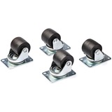 Startechcom Heavy Duty Casters for Server Rackscabinets Set of 4 Universal M6 2-Inch Caster Wheels Kit 45x75mm Pattern Casters Swivel
