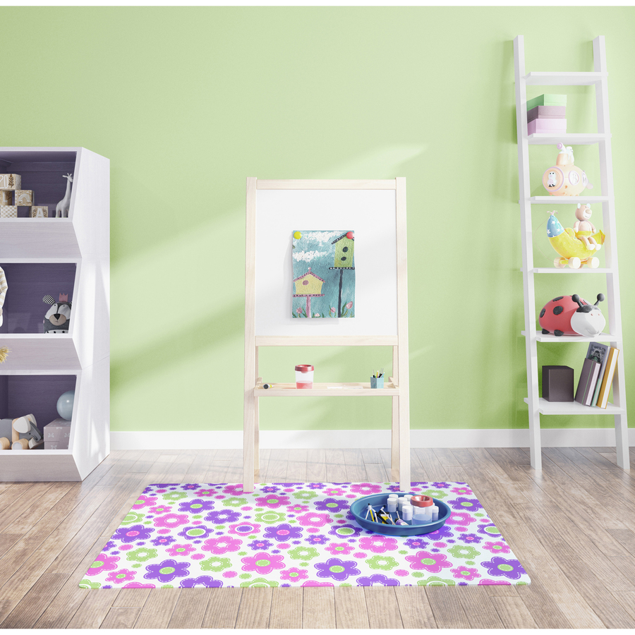 Deflecto Fashionmat Lazy Daisies Chair Mat