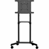 Startechcom Mobile Tv Cart Portable Rolling Tv Stand 37-70 Inch Vesa Display Mount (154lb70kg) Shelf & Storage Rotatetilt Display