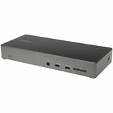 Startechcom Usb C Dock Triple 4k Monitor Usb-C Docking Station with Dp 14 & Dsc 2x Displayport & 1x Hdmi 100w Pd 6x Usb (2x 10gbps)