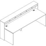 Groupe Lacasse Morpheo Collection Rectangular Desk