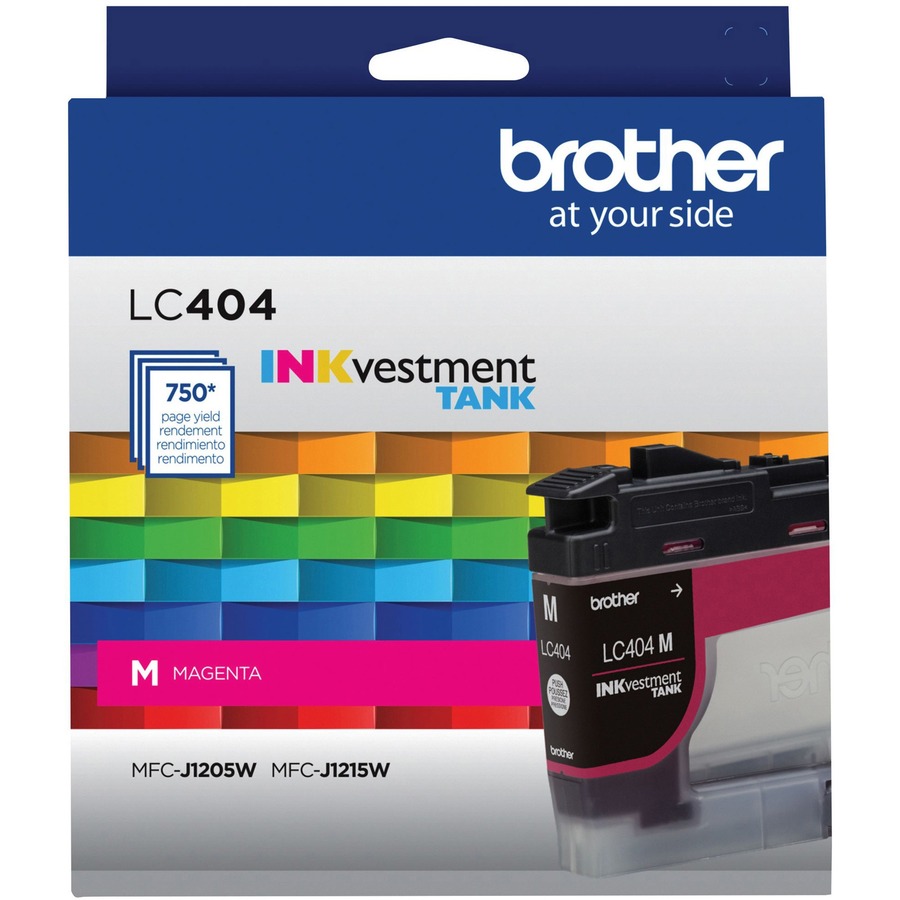 Brother Inkvestment Lc404m Original Standard Yield Inkjet Ink Cartridge - Single Pack - Magenta - 1 Each