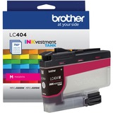 Brother Inkvestment Lc404m Original Standard Yield Inkjet Ink Cartridge - Single Pack - Magenta - 1 Each