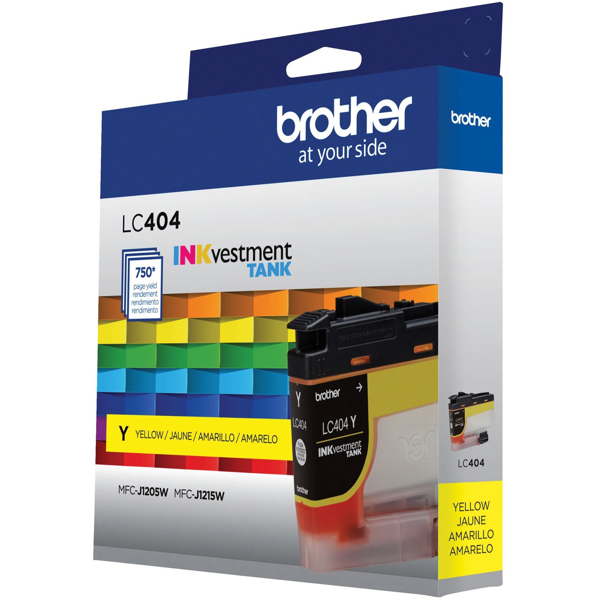 Brother Inkvestment Lc404y Original Standard Yield Inkjet Ink Cartridge - Single Pack - Yellow - 1 Each