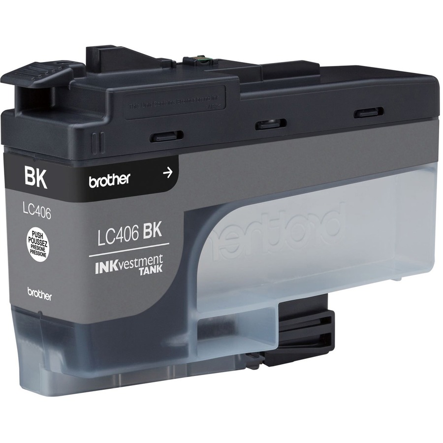 Brother Inkvestment Lc406bk Original Standard Yield Inkjet Ink Cartridge - Single Pack - Black - 1 Each