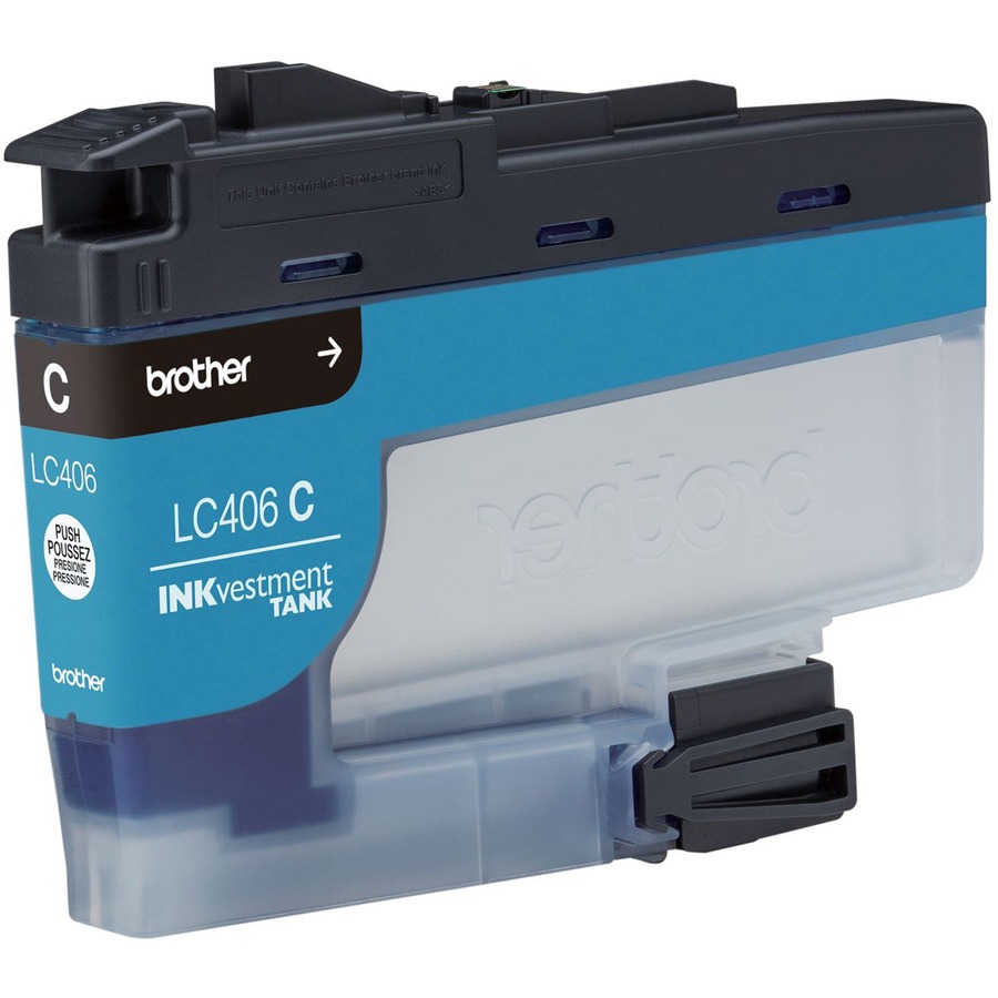 Brother Inkvestment Lc406c Original Standard Yield Inkjet Ink Cartridge - Single Pack - Cyan - 1 Each