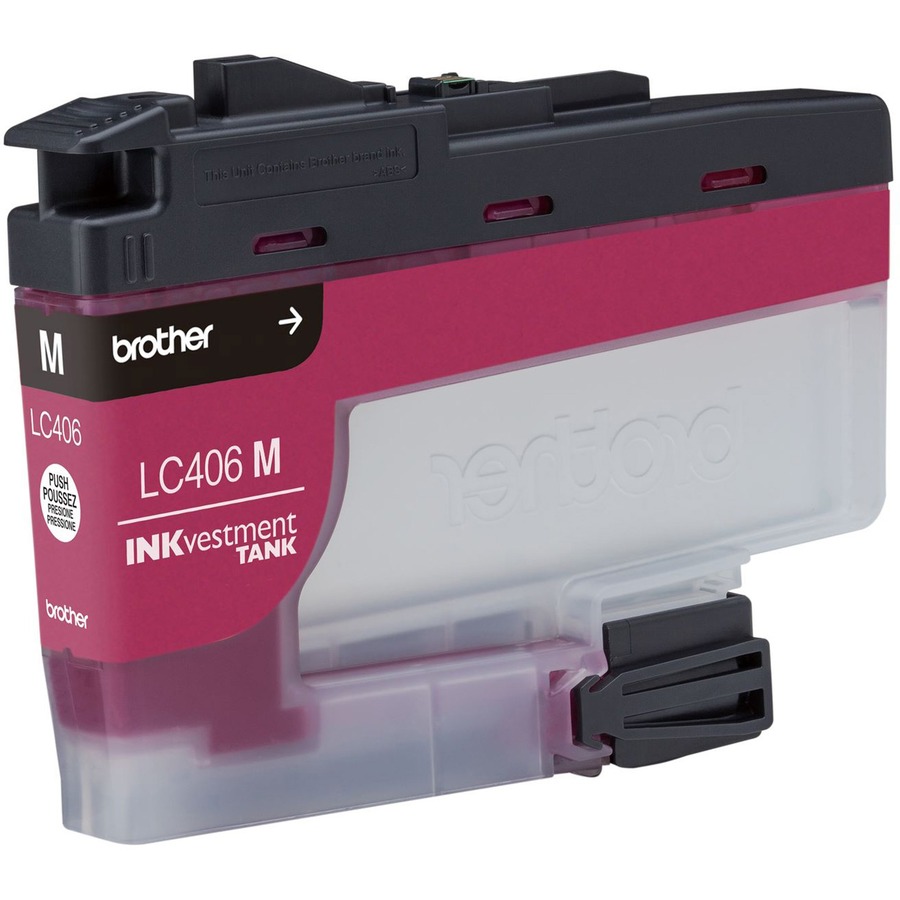 Brother Inkvestment Lc406m Original Standard Yield Inkjet Ink Cartridge - Single Pack - Magenta - 1 Each