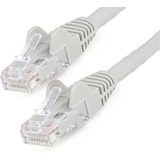 Startechcom 7ft (2m) Cat6 Ethernet Cable Lszh (Low Smoke Zero Halogen) 10 Gbe Snagless 100w Poe Utp Rj45 Gray Network Patch Cord Etl