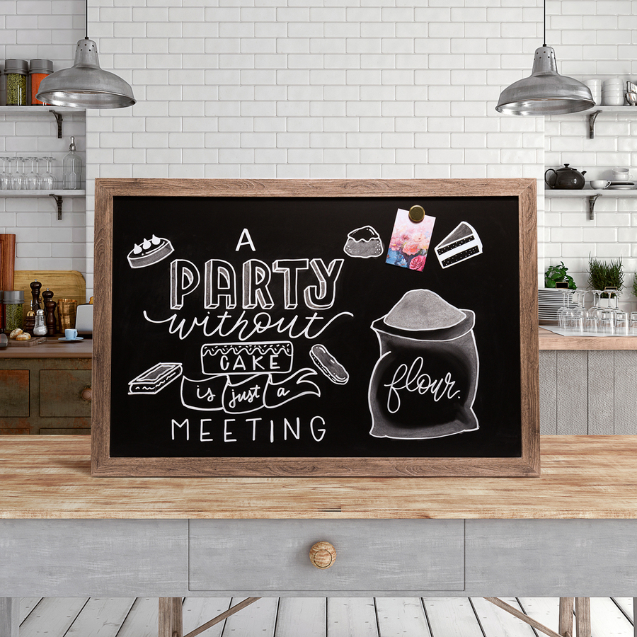 U Brands Decor Magnetic Chalkboard - Image 3
