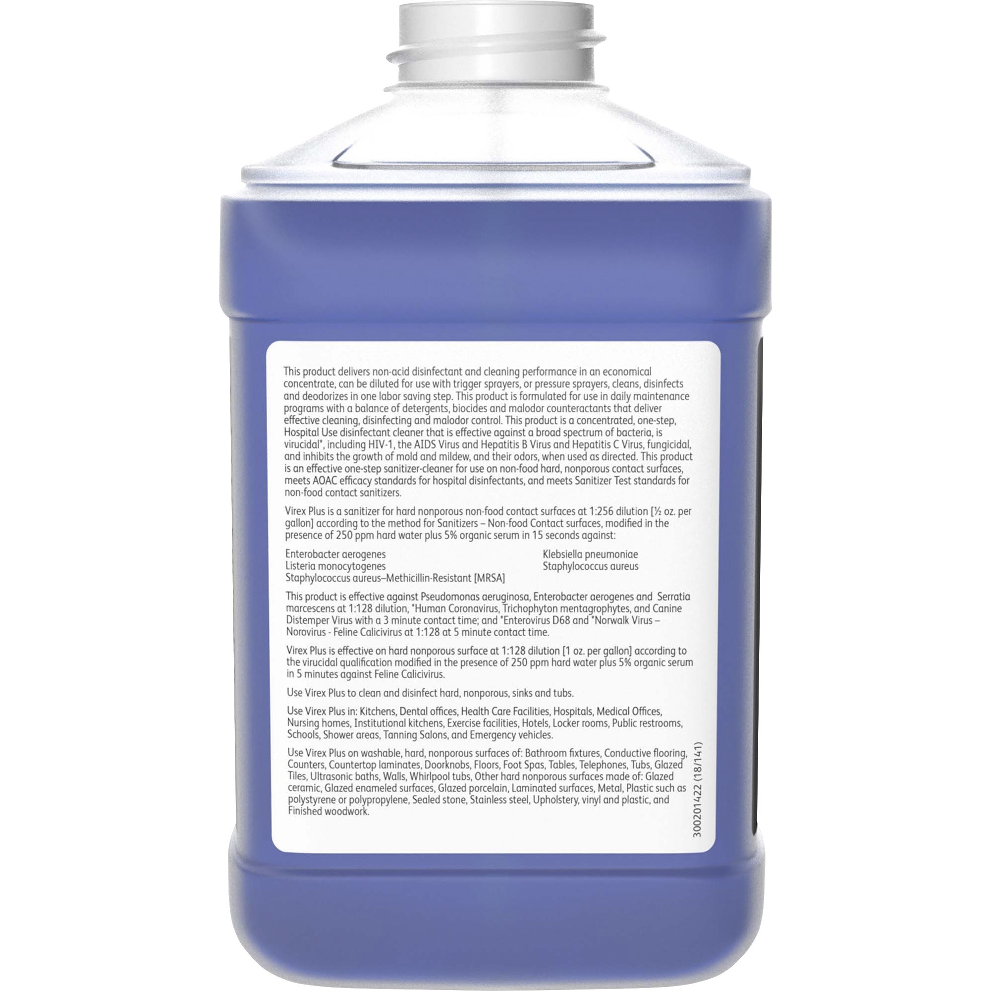Diversey Virex Plus Disinfectant Cleaner