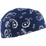 Chill-Its 6630 Navy Western Skull Cap - Terry Cloth
