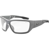 Skullerz Baldr Anti-Fog Clear Lens Matte Gray Safety Glasses