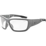 Skullerz Baldr Clear Lens Matte Gray Safety Glasses