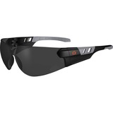 Skullerz Saga Anti-Fog Smoke Lens Matte Frameless Safety Glasses Sunglasses