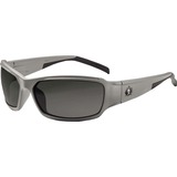 Skullerz Thor Polarized Smoke Lens Matte Gray Safety Glasses