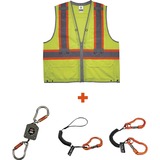 Glowear 8231tvk Hi-Vis Tool Tethering Safety Vest Kit - Class 2