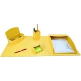 Dacasso 5-Piece Homeoffice Leather Desk Accessory Set