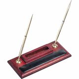 Dacasso Rosewood & Leather Pen Standcell Phone Holder