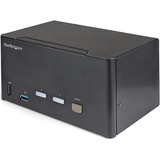 Startechcom 2 Port Triple Monitor Displayport Kvm Switch 4k 60hz Uhd Hdr Dp 12 Kvm Switch 2-Pt Usb 30 Hub 4x Usb Hid Audio Hotkey