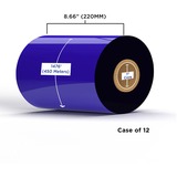 Clover Technologies Thermal Transfer Ribbon - Alternative for Zebra 05095bk22045 - Black - 1 Carton